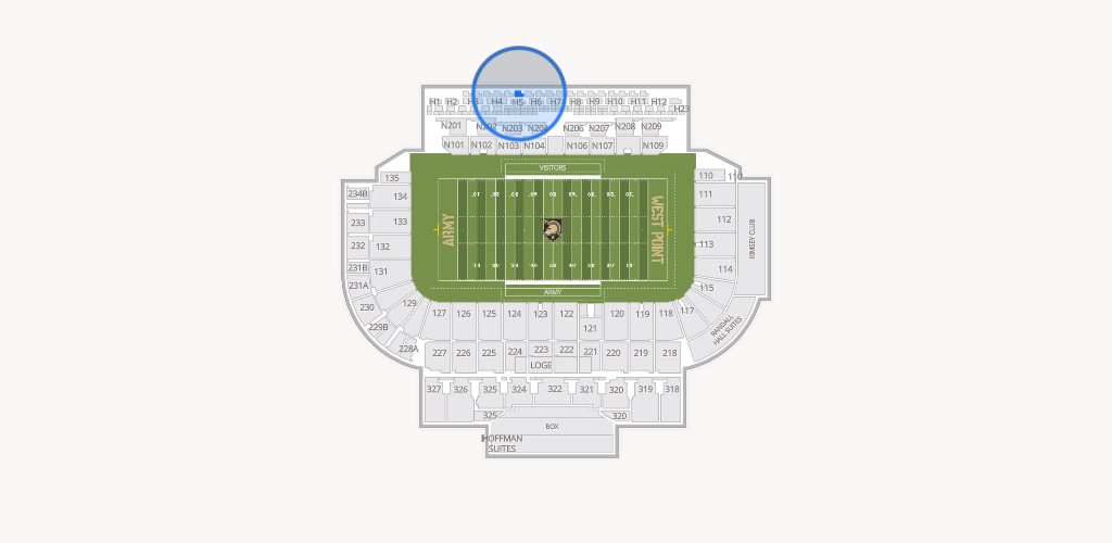 Michie Stadium Seating Chart