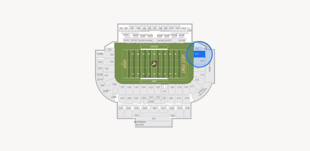 Michie Stadium Seating Chart