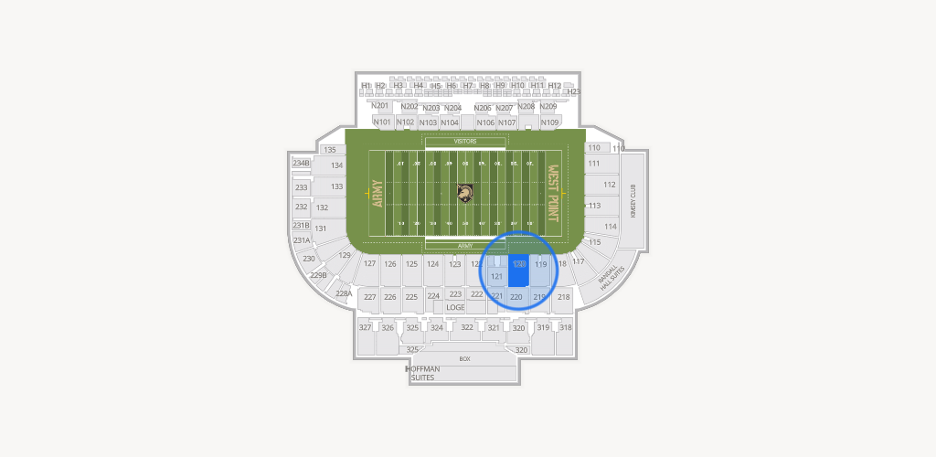 Michie Stadium Seating Chart