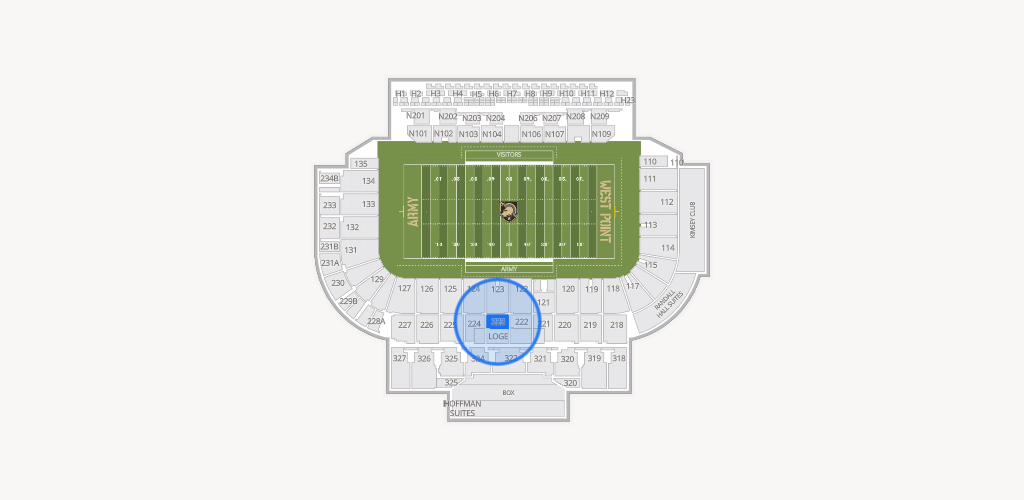 Michie Stadium Seating Chart