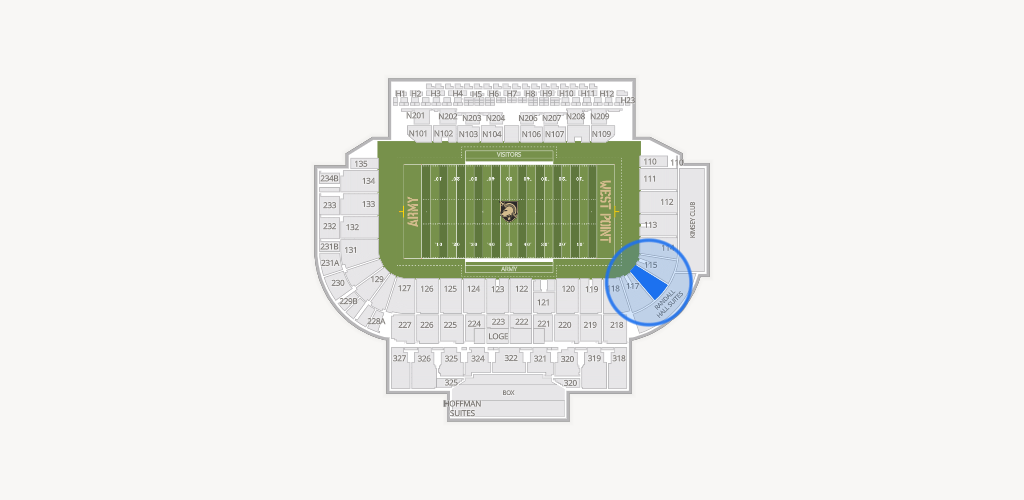 Michie Stadium Seating Chart