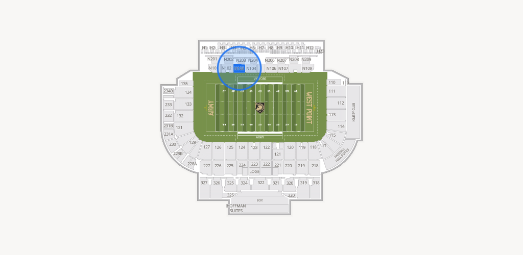 Michie Stadium Seating Chart