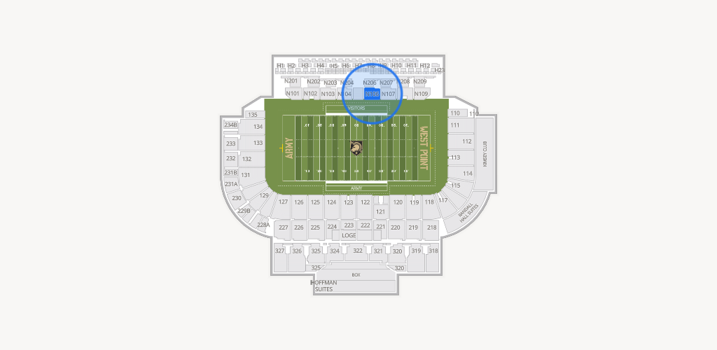 Michie Stadium Seating Chart
