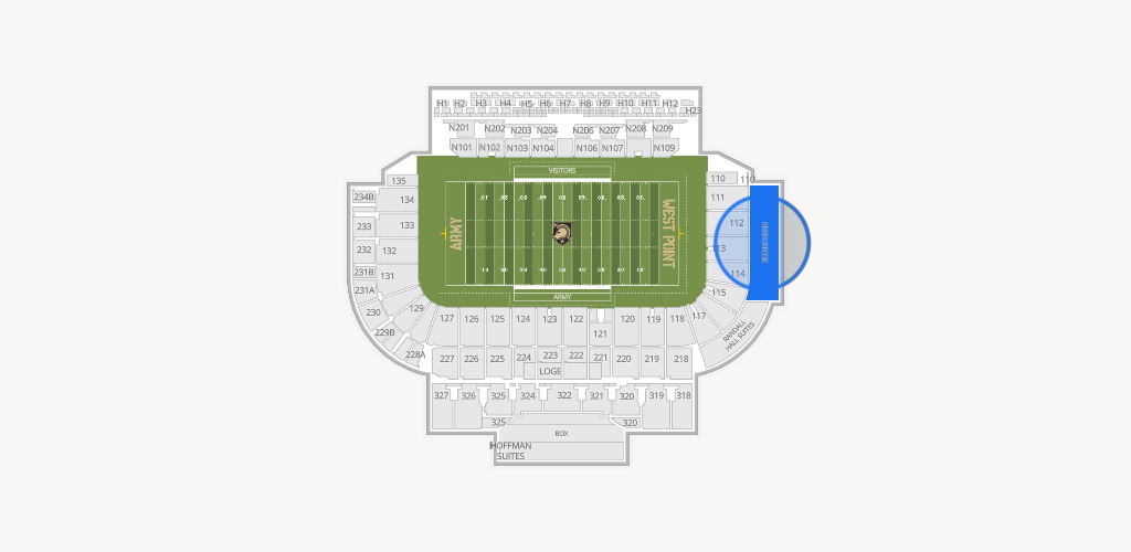 Michie Stadium Seating Chart