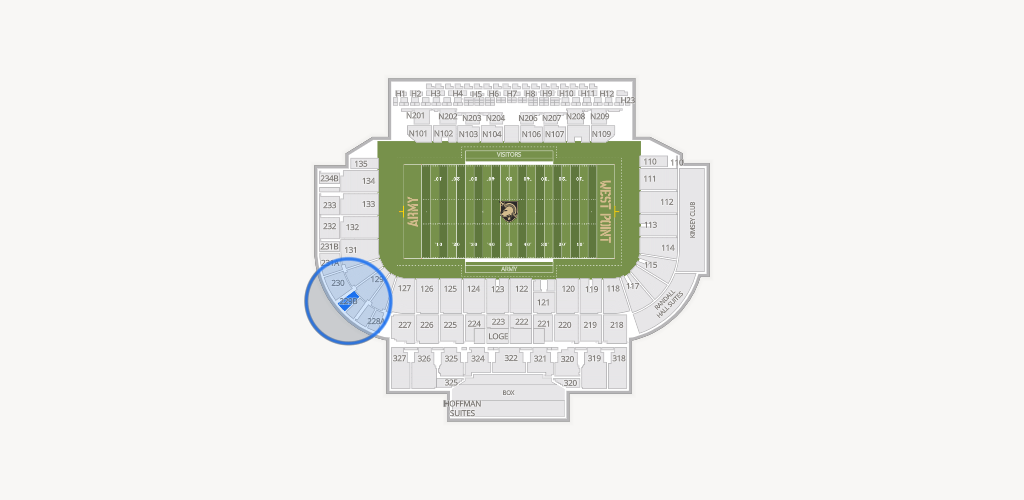 Michie Stadium Seating Chart