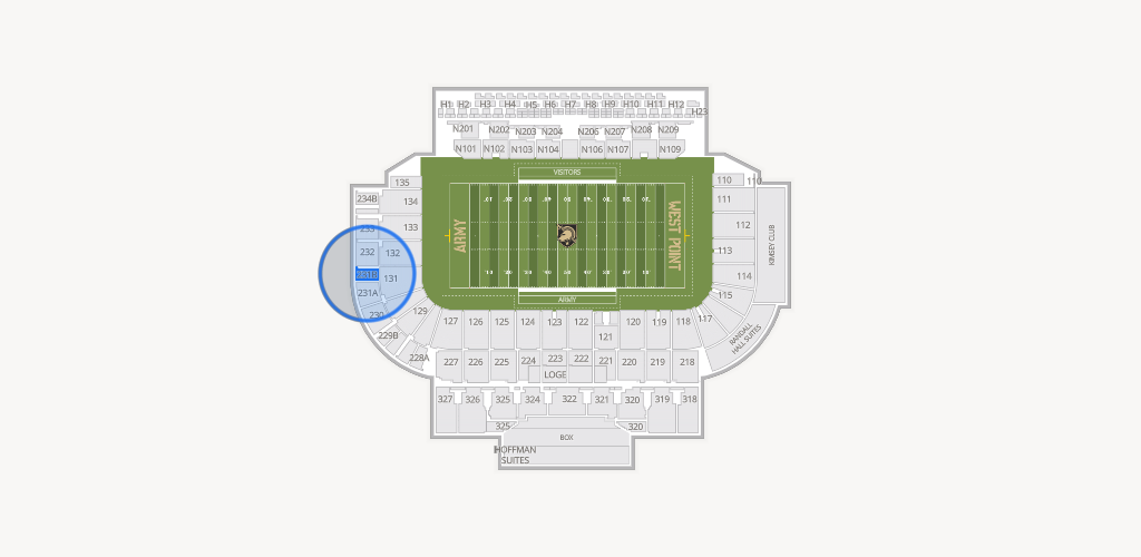 Michie Stadium Seating Chart
