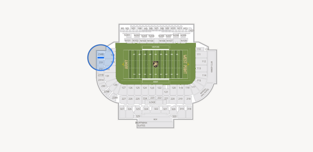 Michie Stadium Seating Chart