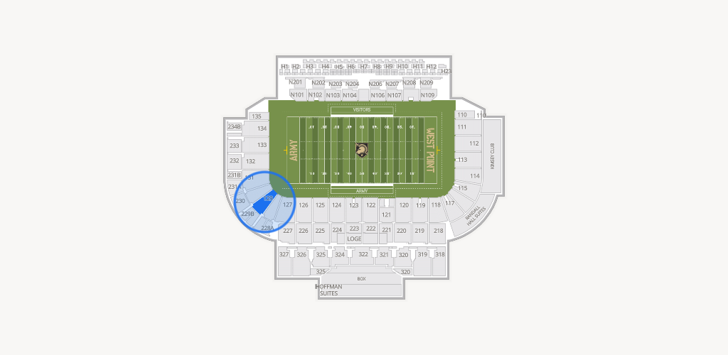 Michie Stadium Seating Chart
