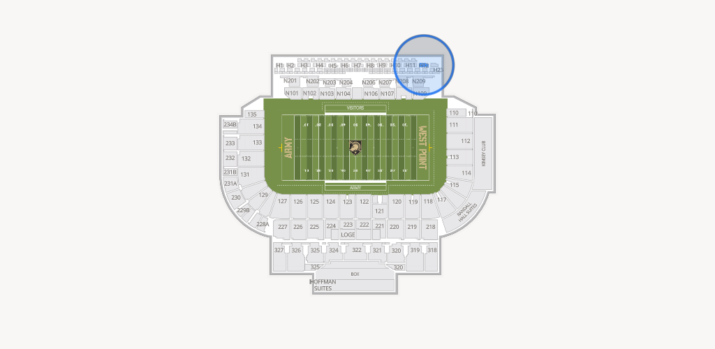 Michie Stadium Seating Chart