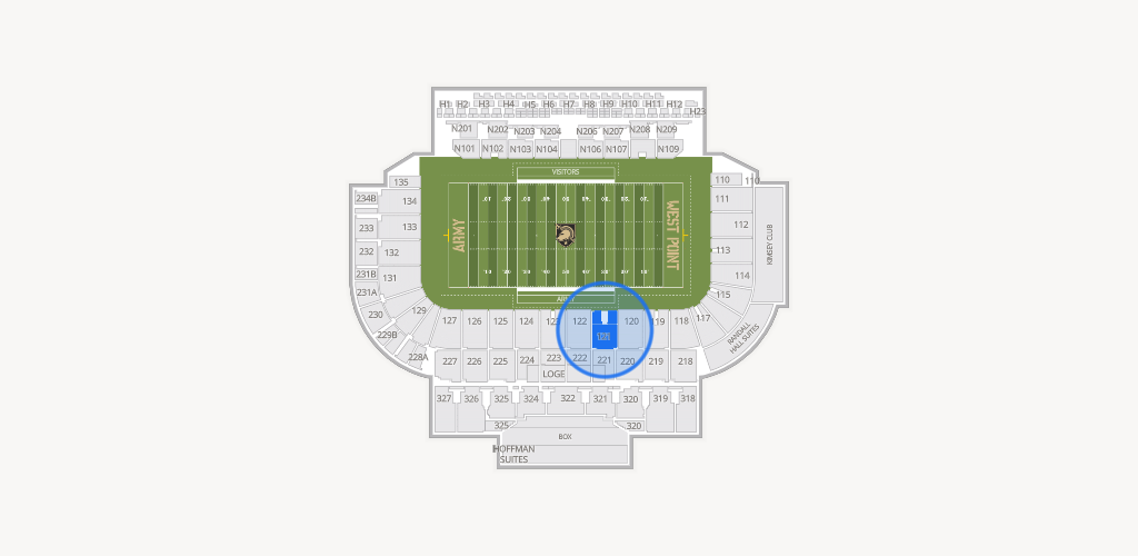 Michie Stadium Seating Chart