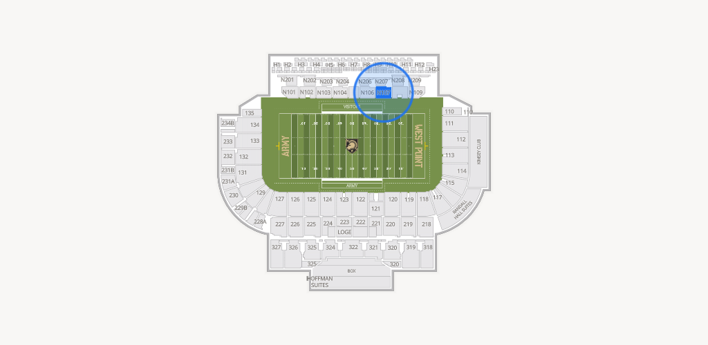 Michie Stadium Seating Chart