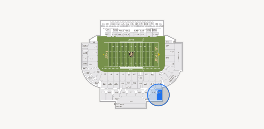 Michie Stadium Seating Chart
