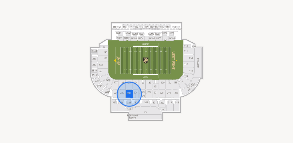 Michie Stadium Seating Chart