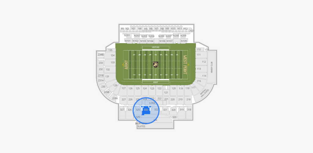 Michie Stadium Seating Chart