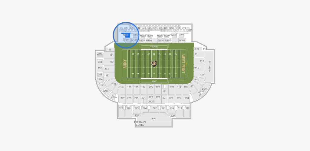 Michie Stadium Seating Chart