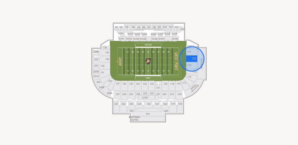 Michie Stadium Seating Chart