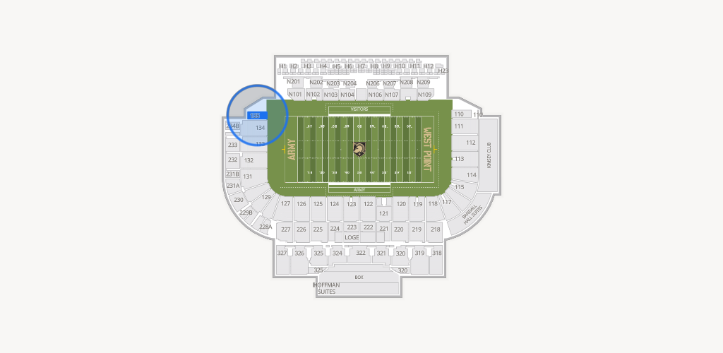 Michie Stadium Seating Chart
