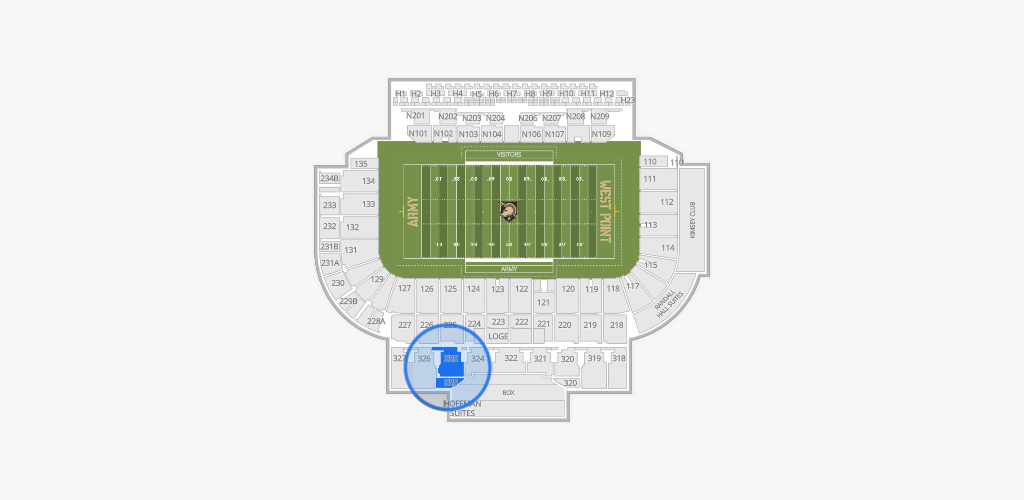 Michie Stadium Seating Chart