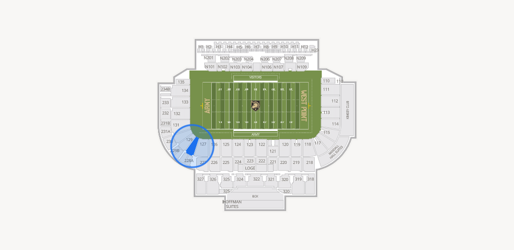 Michie Stadium Seating Chart