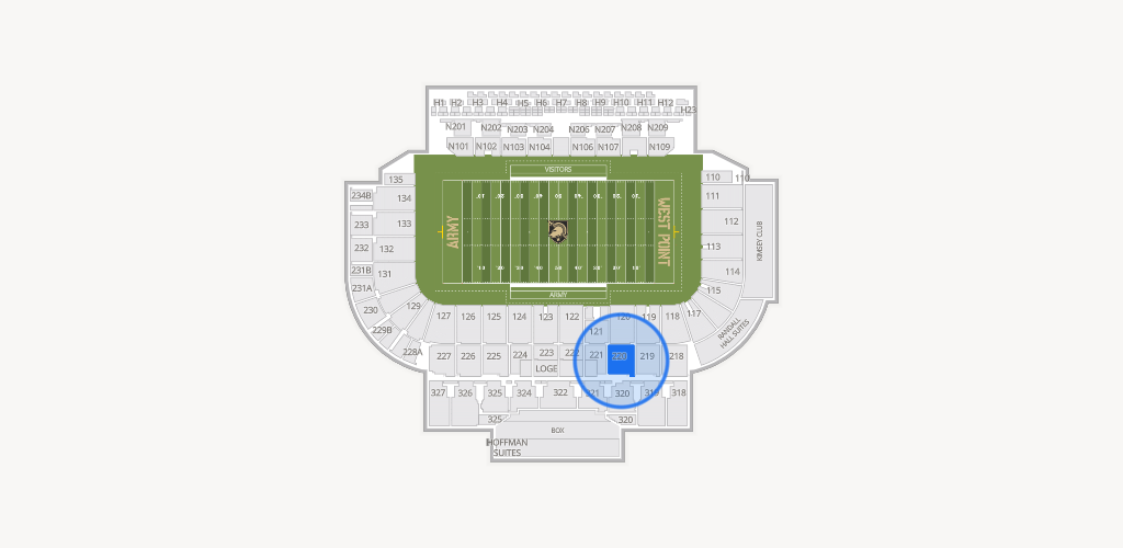 Michie Stadium Seating Chart