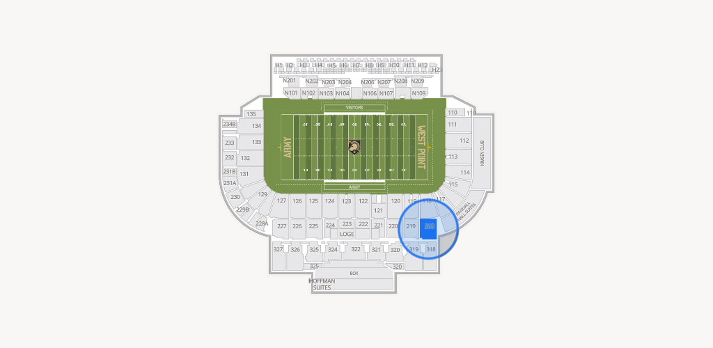 Michie Stadium Seating Chart