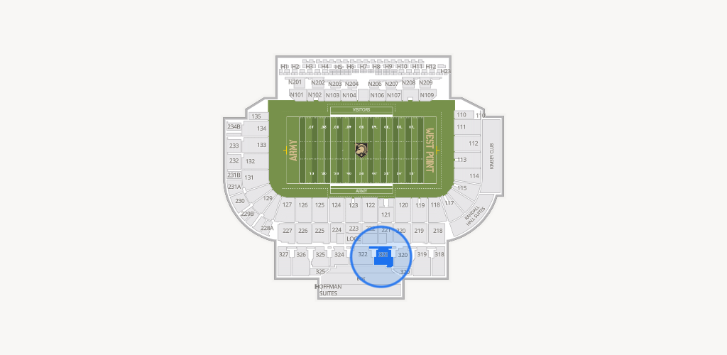 Michie Stadium Seating Chart