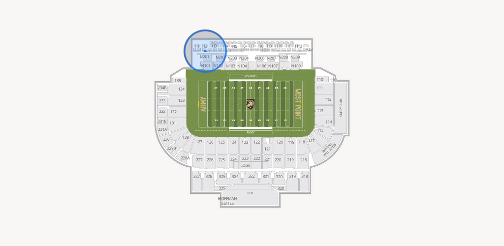 Michie Stadium Seating Chart