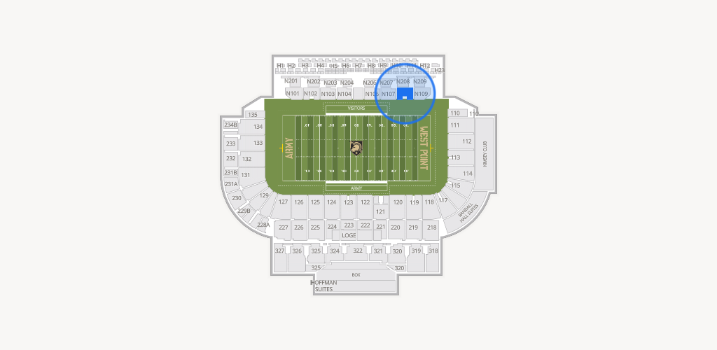 Michie Stadium Seating Chart