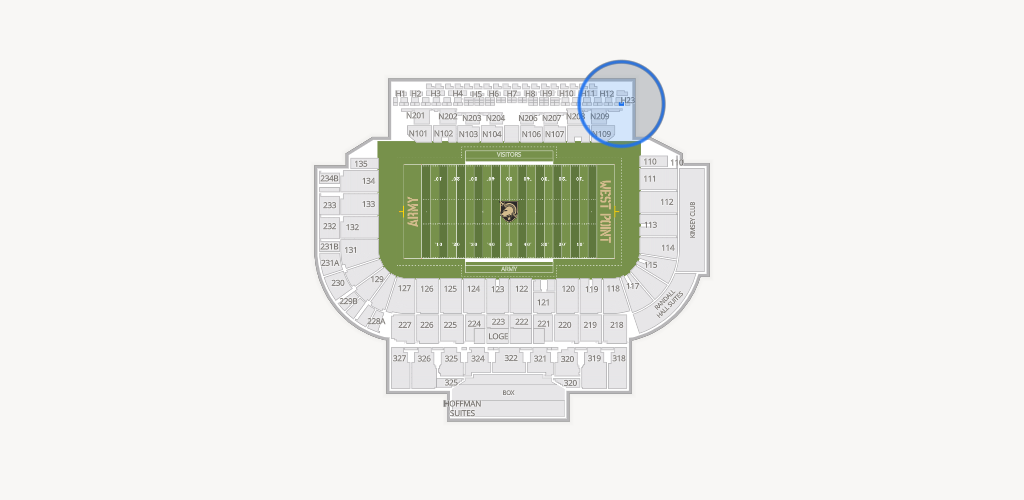 Michie Stadium Seating Chart