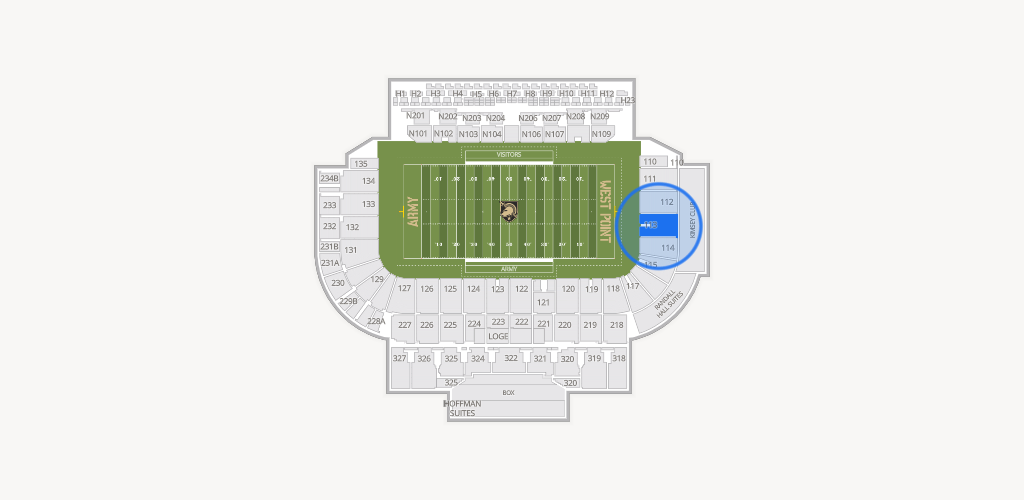Michie Stadium Seating Chart