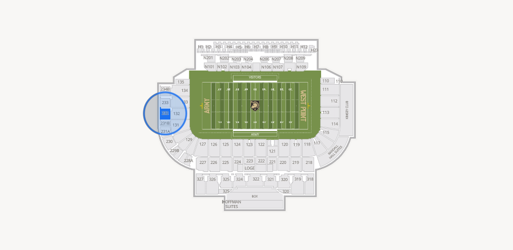 Michie Stadium Seating Chart