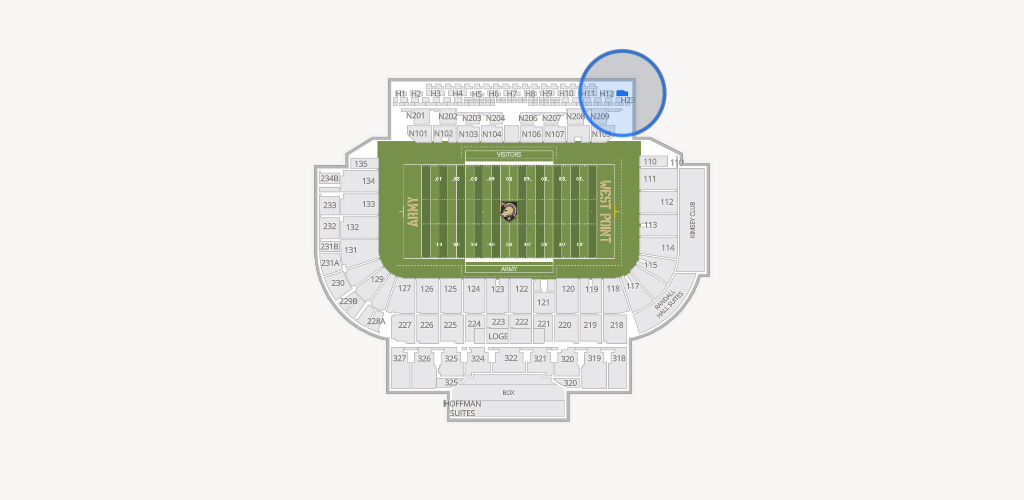 Michie Stadium Seating Chart