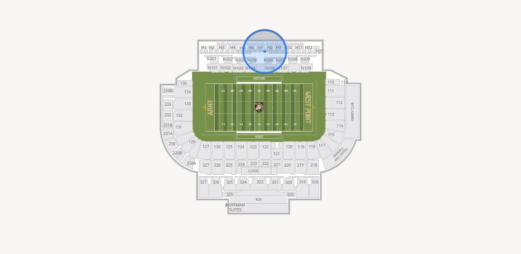 Michie Stadium Seating Chart