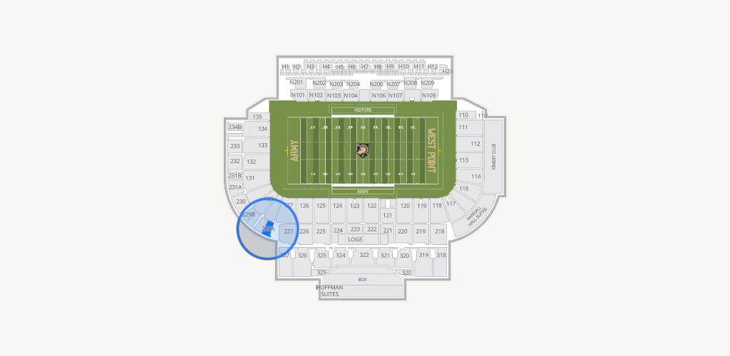 Michie Stadium Seating Chart