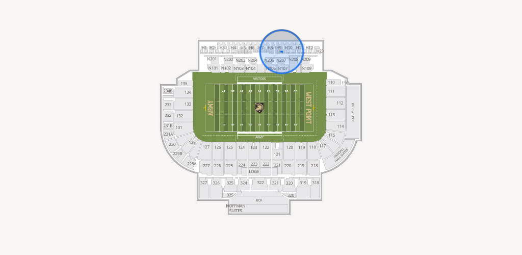 Michie Stadium Seating Chart