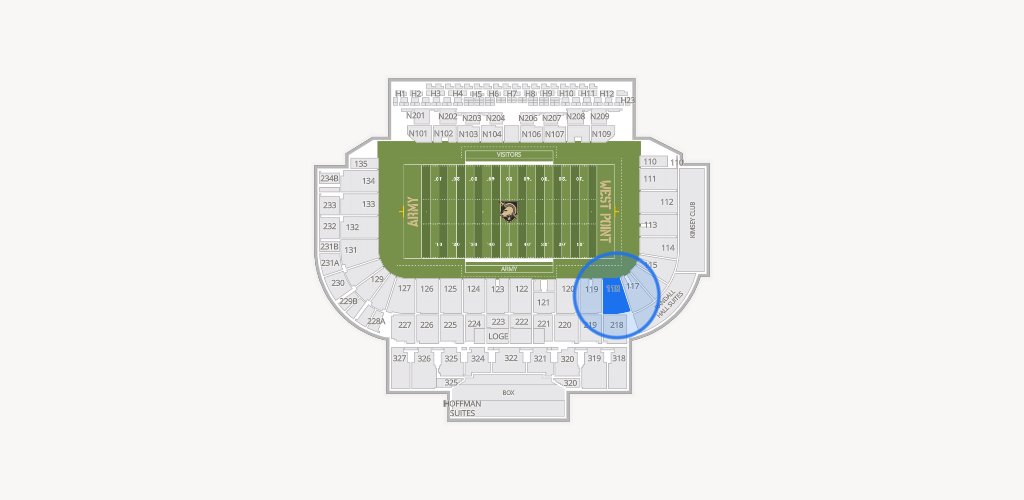 Michie Stadium Seating Chart
