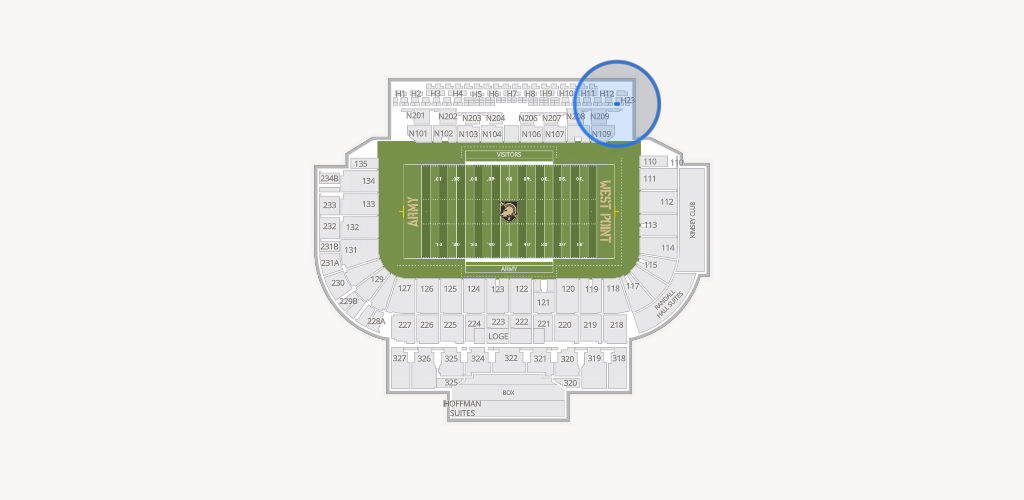 Michie Stadium Seating Chart