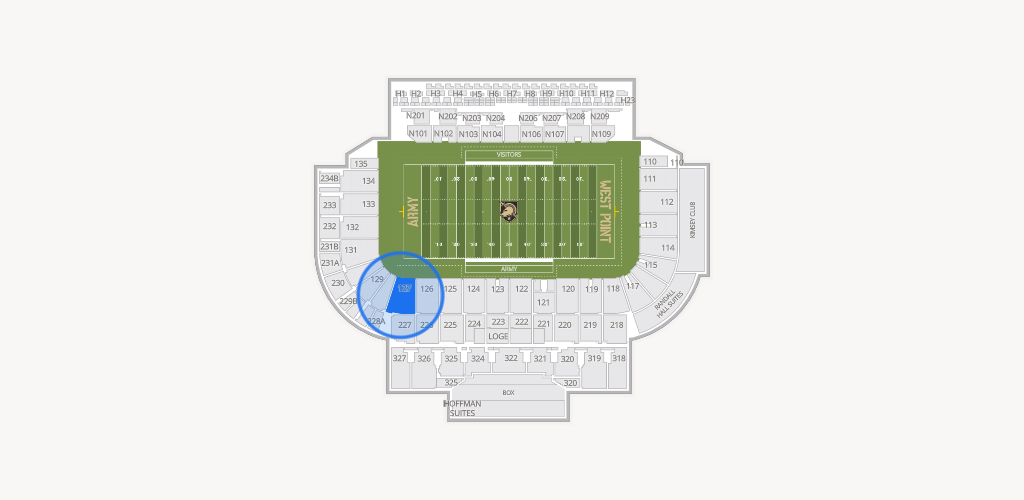 Michie Stadium Seating Chart