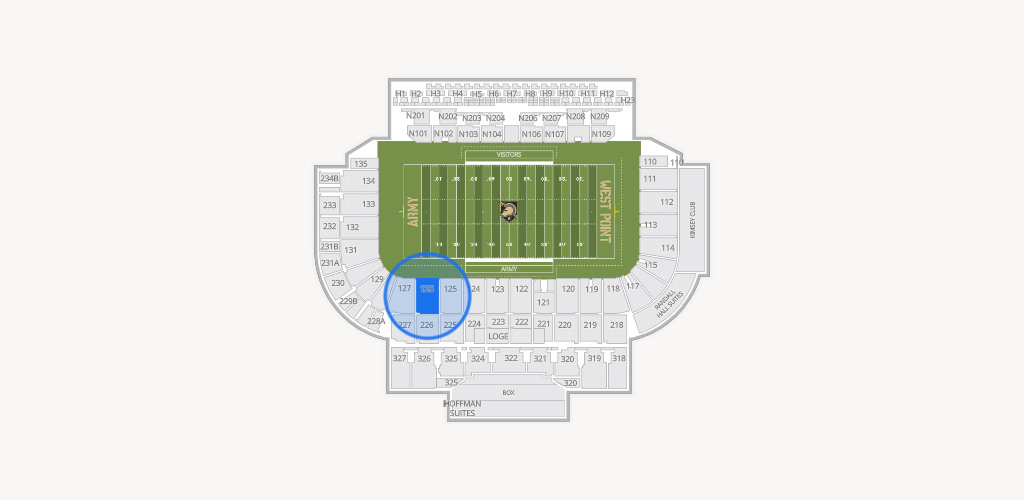 Michie Stadium Seating Chart