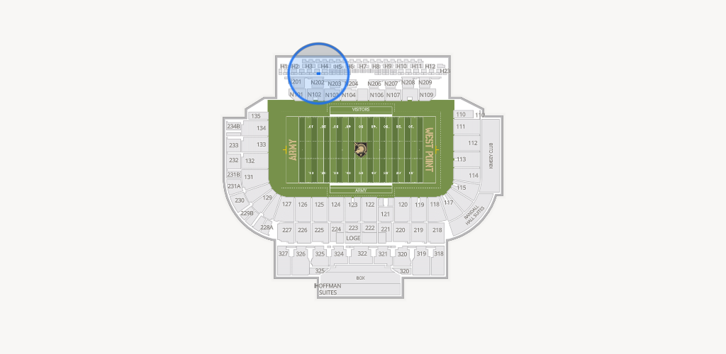 Michie Stadium Seating Chart