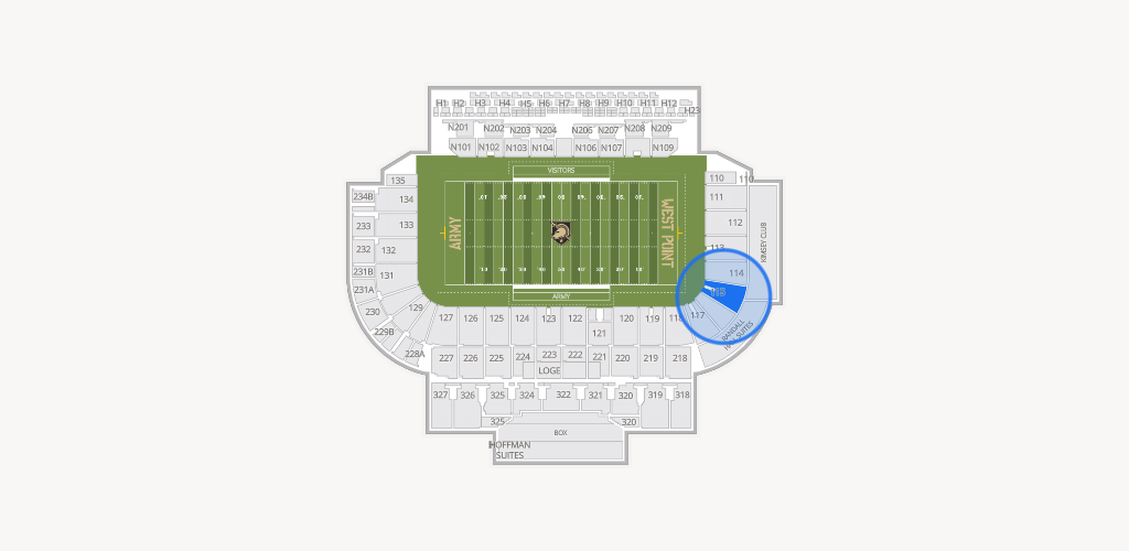 Michie Stadium Seating Chart