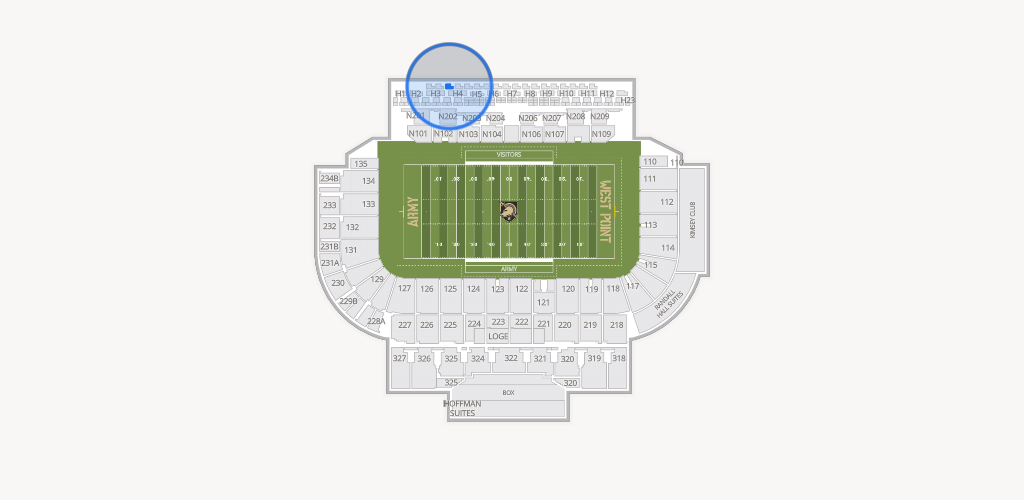 Michie Stadium Seating Chart