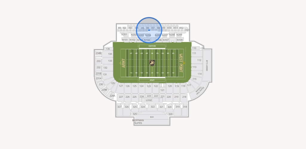 Michie Stadium Seating Chart