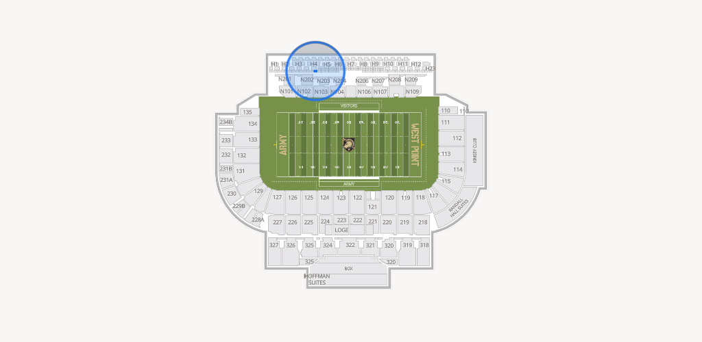 Michie Stadium Seating Chart