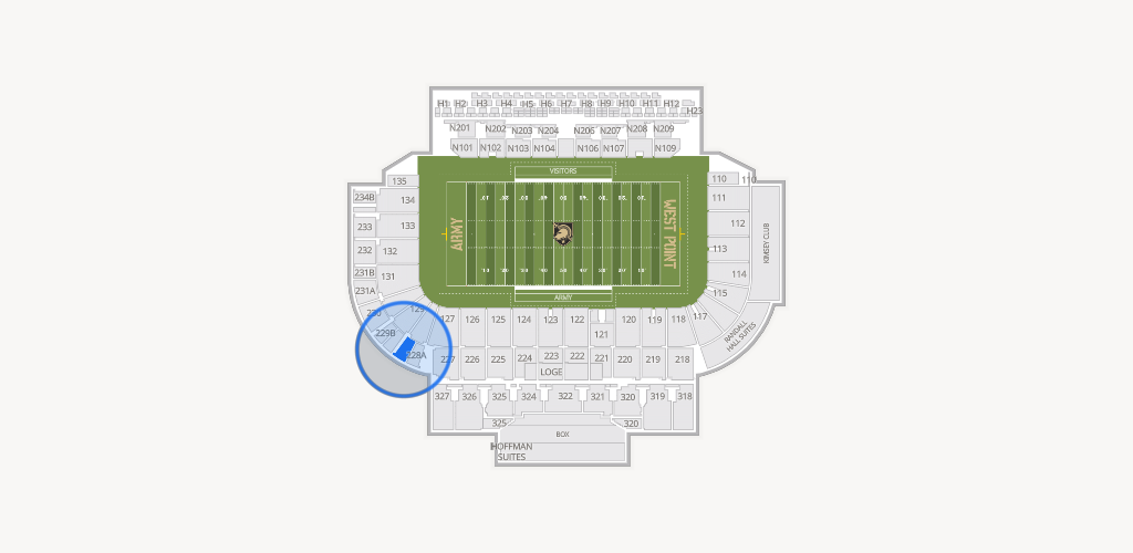Michie Stadium Seating Chart