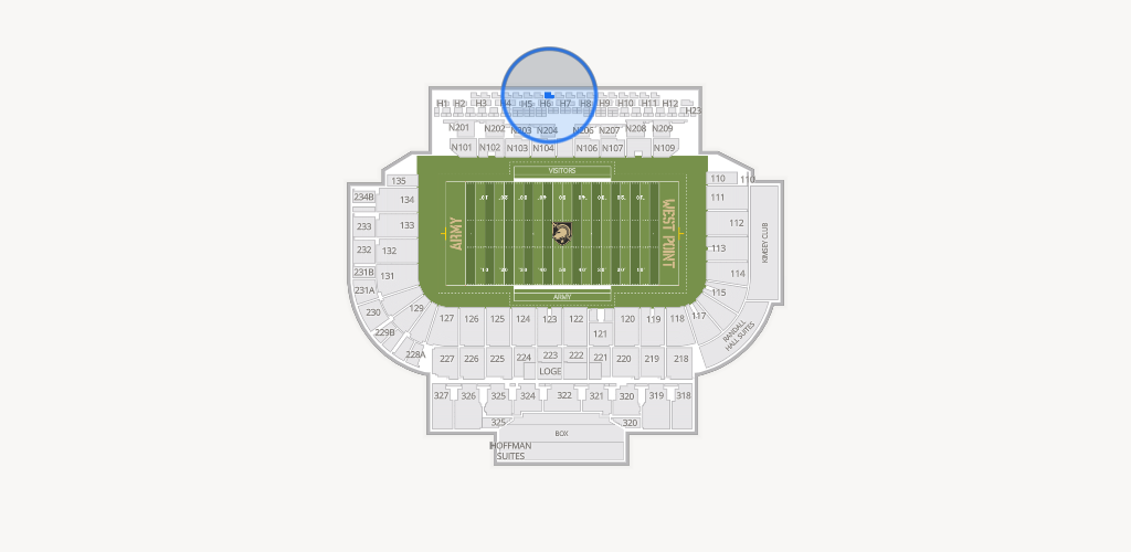 Michie Stadium Seating Chart