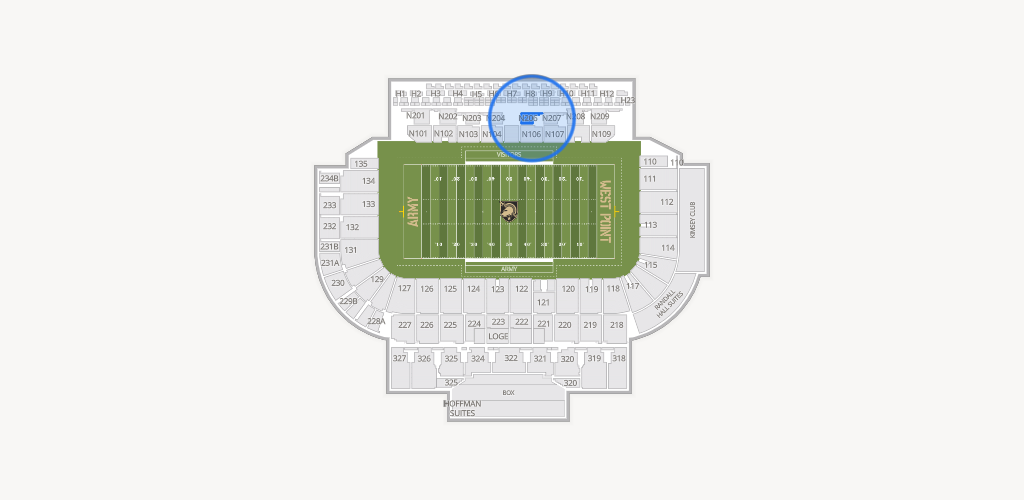 Michie Stadium Seating Chart