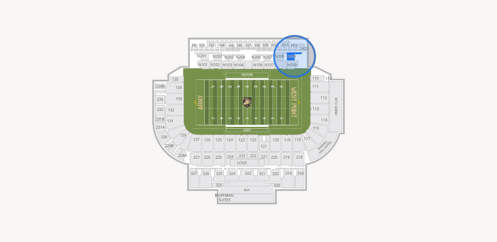 Michie Stadium Seating Chart