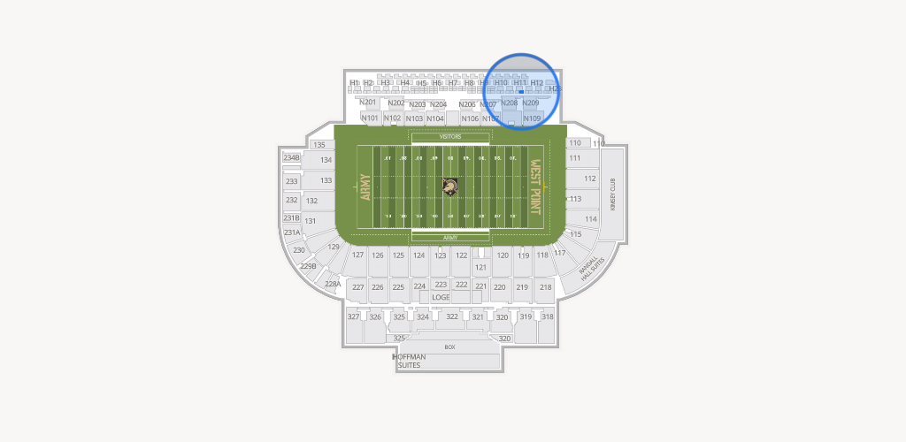 Michie Stadium Seating Chart