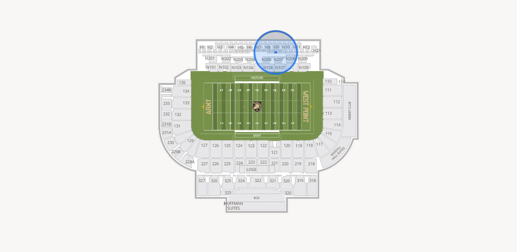 Michie Stadium Seating Chart